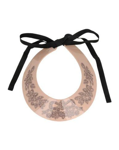 Shop Red Valentino Necklace In Light Brown