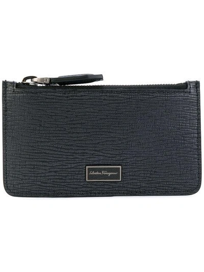 Shop Ferragamo 'revival' Zipped Card Holder