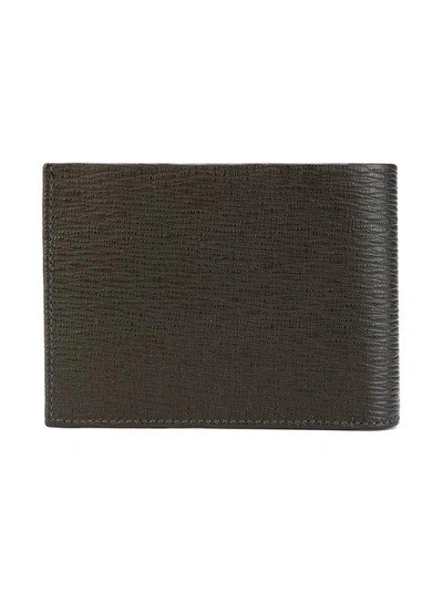 Shop Ferragamo Salvatore  'new Revival' Billfold Card Holder - Grey