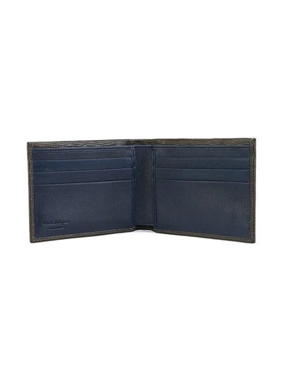 Shop Ferragamo Salvatore  'new Revival' Billfold Card Holder - Grey