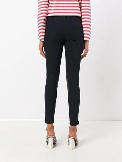Shop Ralph Lauren Knee Patches Skinny Trousers