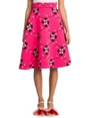 MIU MIU Floral Wool Skirt