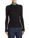 CALVIN KLEIN COLLECTION Ribbed Turtleneck Sweater