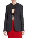 CALVIN KLEIN COLLECTION Wool Checked Jacket