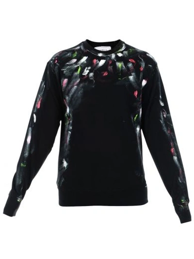 Forte Couture Black "giotto" Painted Sweater