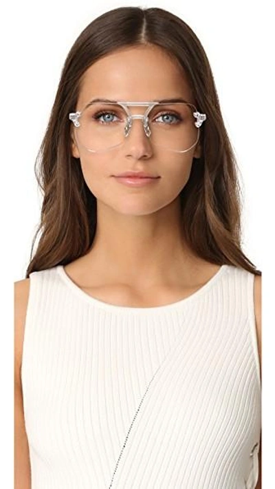 Shop Grey Ant Yes Way Glasses In Clear/clear