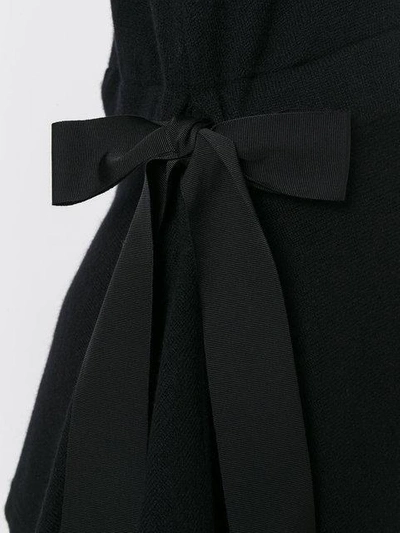 Shop Fendi Cashmere Asymmetrical Lace-up Detail Pullover