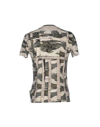 Shop Just Cavalli T-shirts In Military Green