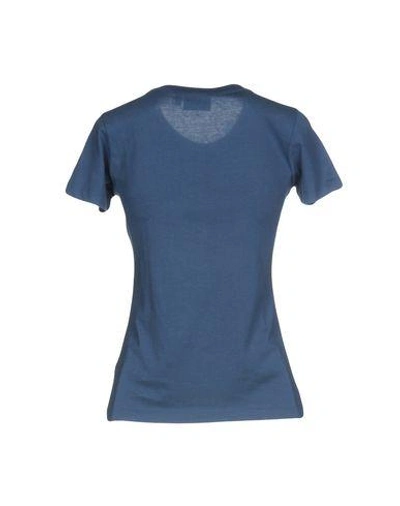 Shop Wesc T-shirt In Slate Blue