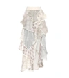 ZIMMERMANN Silk and linen skirt