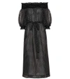 LISA MARIE FERNANDEZ Off-the-shoulder cotton dress,P00246127