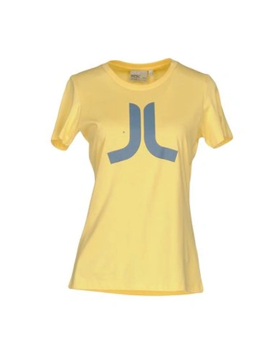 Wesc T-shirt In Yellow