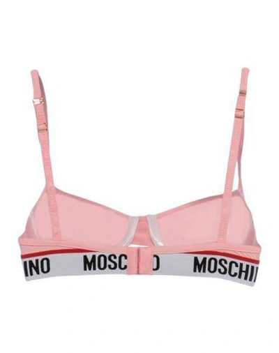 Shop Moschino Underwear Bras In Pink