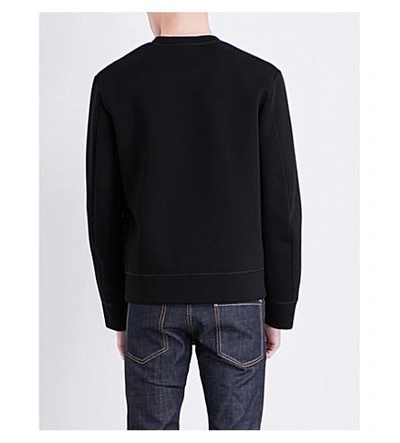 Shop Dsquared2 24-7 Jersey Sweatshirt In Black