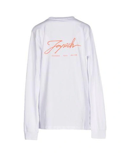 Shop Joyrich T-shirts In White