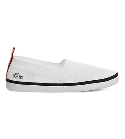 Lacoste L.ydro Canvas Sneakers In White
