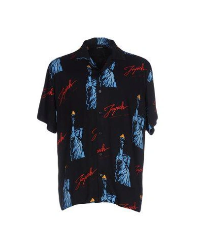 Shop Joyrich Shirts In Dark Blue