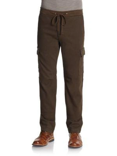 Shop 7 For All Mankind Knit Cargo Pants In Brown