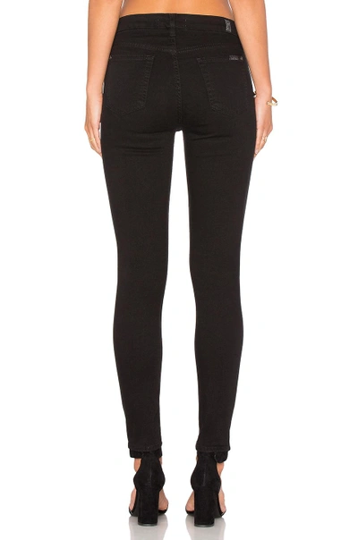 Shop 7 For All Mankind B(air) Ankle Knee Hole Skinny In Black