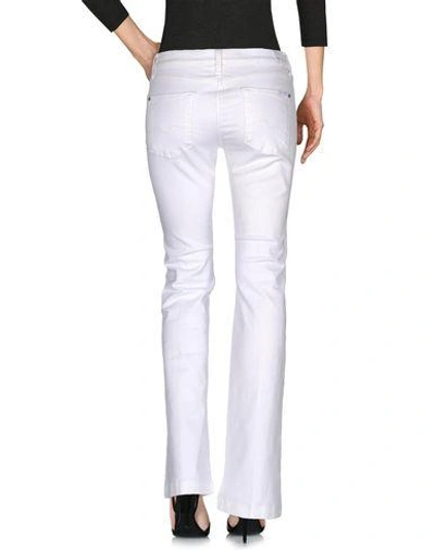 Shop 7 For All Mankind Denim Pants In White