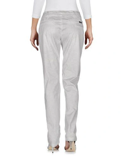 Shop 7 For All Mankind Denim Pants In Light Grey