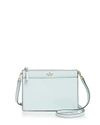 Kate Spade Cameron Street Clarise Leather Crossbody In Island Waters/gold