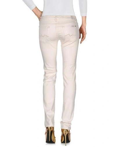 Shop 7 For All Mankind Jeans In Beige