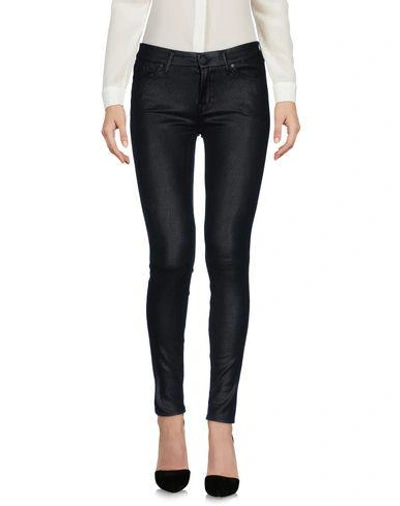 7 For All Mankind Casual Pants In Black