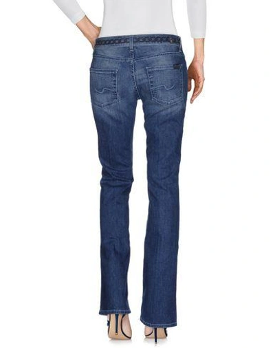 Shop 7 For All Mankind Denim Pants In Blue