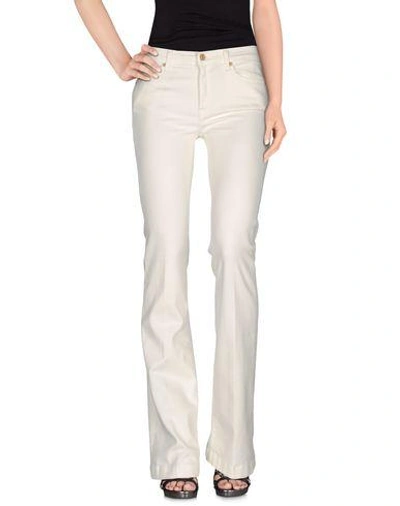 Shop 7 For All Mankind Jeans In Ivory