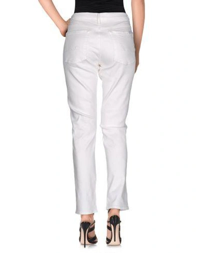 Shop 7 For All Mankind Denim Pants In White
