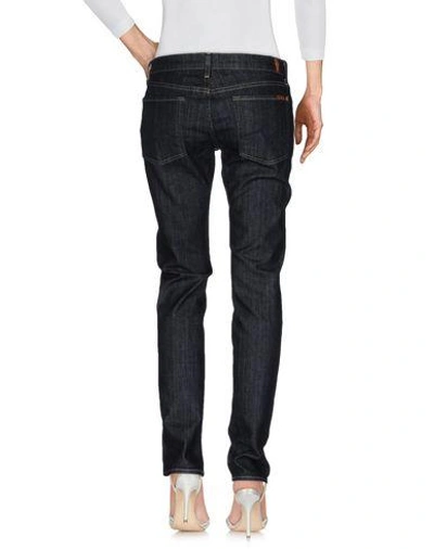 Shop 7 For All Mankind Denim Trousers In Blue