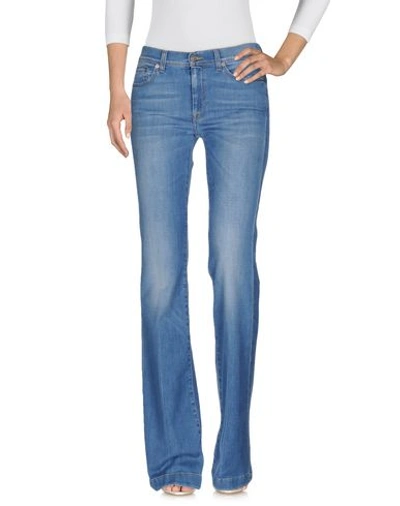 7 For All Mankind Denim Pants In Blue