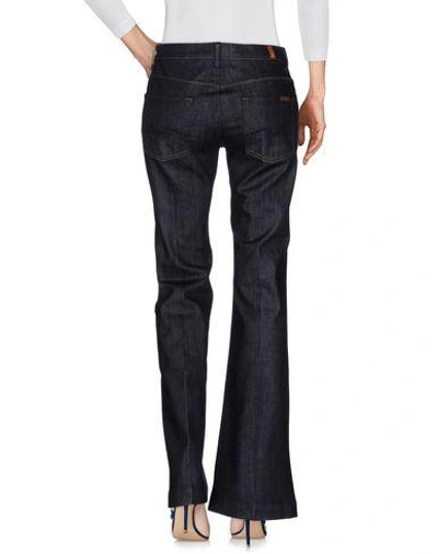 Shop 7 For All Mankind Denim Pants In Blue