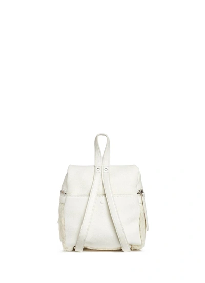 Shop Kara Calfhair And Pebbled Leather Small Backpack