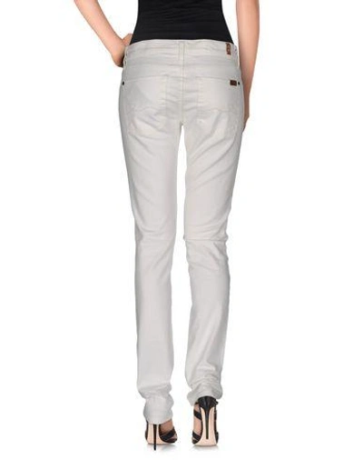 Shop 7 For All Mankind Denim Pants In White