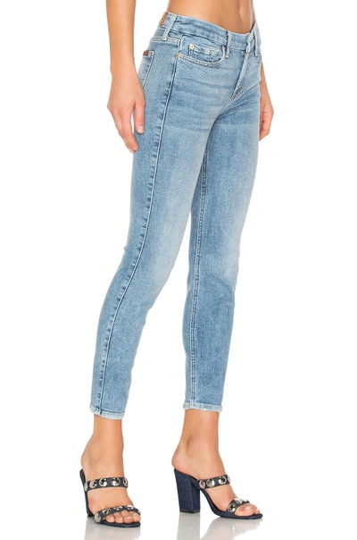 Shop 7 For All Mankind The Ankle Skinny In Gold Coast Waves 4