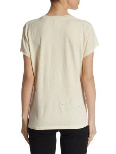 Shop Madeworn Blondie Cotton T-shirt In Dirty White