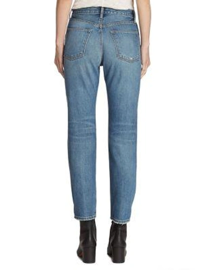 Shop Vince Union Slouch High-rise Jeans In Medium Wash