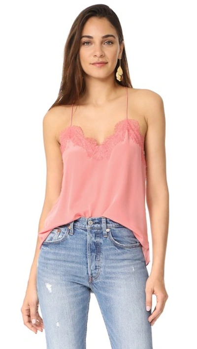 Cami Nyc Racer Top In Brandied Apricot