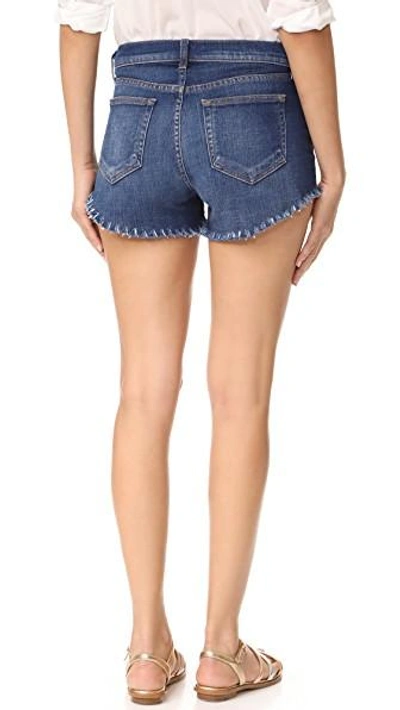 Shop L Agence Zoe Perfect Fit Shorts In Diamond