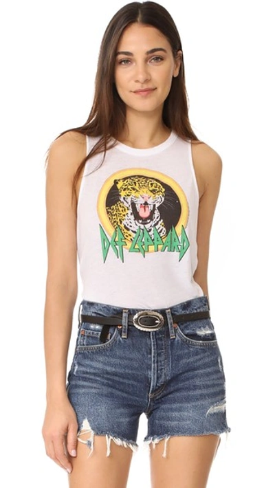 Chaser Def Leppard Tank In White