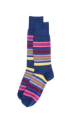PAUL SMITH Kew Stripe Socks,PSMTH30742