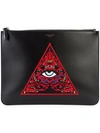 GIVENCHY EMBROIDERED CLUTCH,BK0607250012125110