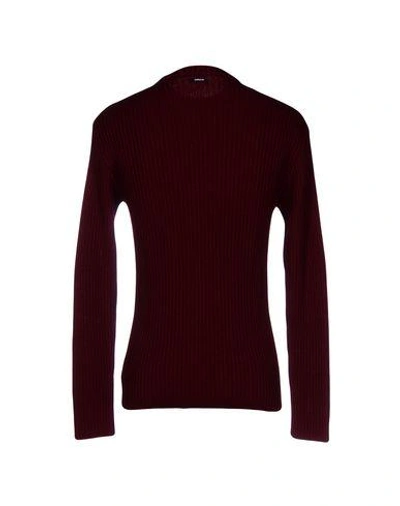 Shop Dondup Sweater In Maroon