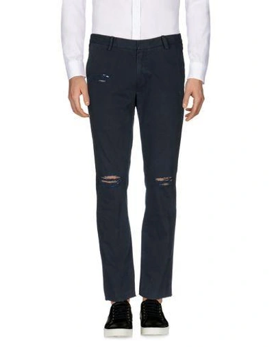 Roundel London Casual Pants In Dark Blue