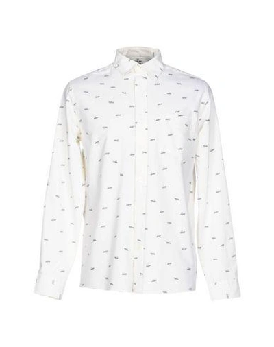 Cheap Monday Patterned Shirt In Ivory
