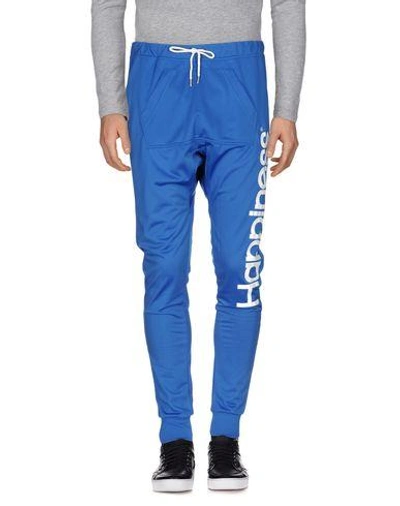 Happiness Casual Pants In Bright Blue