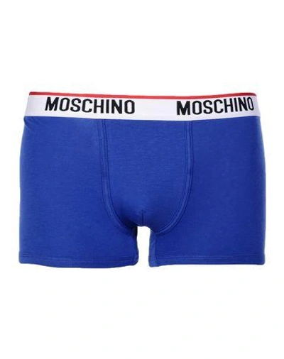 Shop Moschino Underwear Boxer In Blue