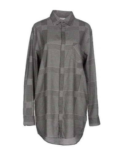 Cheap Monday Checked Shirt In Grey